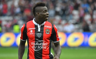 Mario Balotelli lors de Nice-Monaco, le 9 septembre 2017.