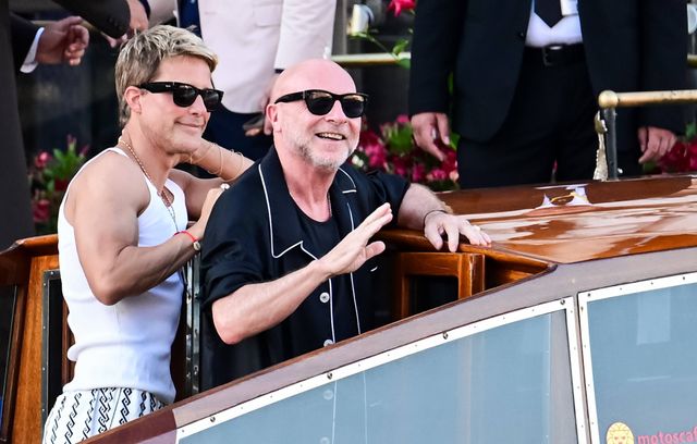 Le styliste Domenico Dolce et son petit ami Gui Siqueira.
