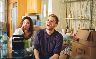 L'actrice Anne Dorval et le réalisateur Xavier Dolan sur le tournage de «Mommy».