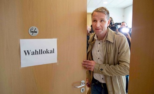 La tête de liste de l'AfD pour les élections en Thuringe, Bjoern Hoecke, est l'une des plus radicale du parti.