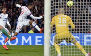 Lyon fait match nul (2-2) contre l'ASSE, le 19 avril 2015.