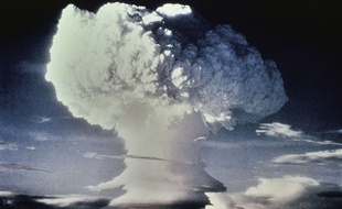 Essai nucléaire dans le Pacifique (illustration).