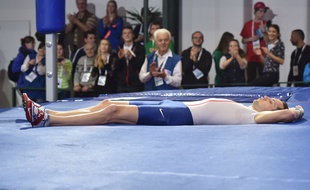 Renaud Lavillenie lors d'un meeting en République Tchèque, le 5 mars 2016.