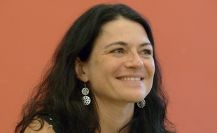 Lyon, le 9 septembre 2014. La maire du 1er arrondissement de Lyon, Nathalie Perrin-Gilbert a devoile ce mardi ses priorites dans le cadre du plan de mandat 2014-2020.