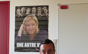 Nantes, le 13 juin 2014, Alain Avello, secrétaire départemental du Front national de Loire Atlantiqu