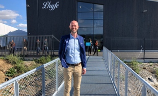 Matthieu Guesné, patron de Lhyfe, producteur d'hydrogène vert.