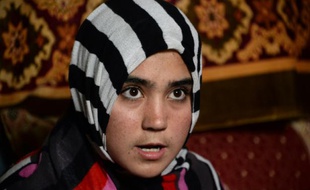 L'Afghane Aziza Rahimzada, le 15 octobre 2015, à Kaboul