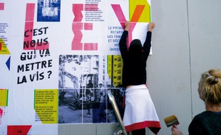 Un studio de graphisme animé par les artistes Gwendoline Dulat et Florent Vicente avec le collectif Horizome, en 2014.