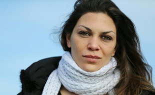 Morgane Seliman, auteure de "Il m'a volé ma vie", le 23 novembre 2015 à Veulettes-sur-Mer, en Haute Normandie