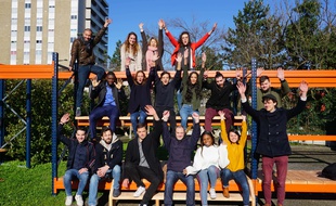 L'équipe de la start-up jestocke.com, garde-meubles entre particuliers.