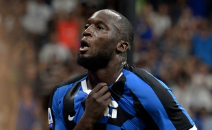 Romelu Lukaku sous le maillot de l'Inter Milan, le 26 août 2019.