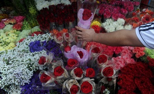 Une boutique de fleurs (Illustration)