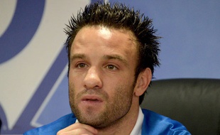 Mathieu Valbuena lors de sa présentation officielle par le Dynamo Moscou, le 9 août 2014.