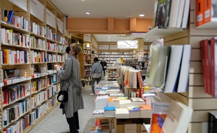 Une librairie à l'heure du coronavirus, le 11 mai 2020. Illustration