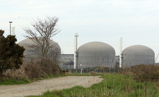 La centrale nucléaire de Paluel (Seine-Maritime).