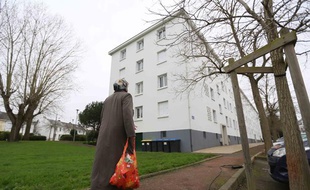 L'immeuble de Saint-Nazaire où une famille a vécu recluse pendant un à trois ans jusqu'au 5 janvier 2013.