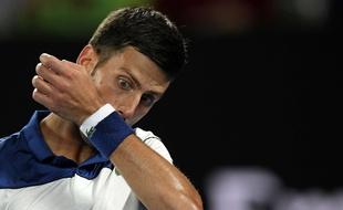 Novak Djokovic a été éliminé par Chung Kyeon en 8e de finale de l'Open d'Australie, le 22 janvier 2018.