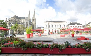 La place Travot à Cholet (Illustration).