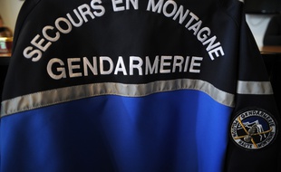 Les bureaux d'un peloton de gendarmerie de haute montagne. Illustration.
