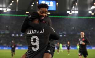 La joie des Lillois qualifiés pour les huitièmes de finale de la Ligue des champions