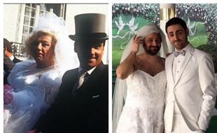 Les faux mariages de Coluche et Le Luron, en 1985, et Hanouna et Combal, en 2016.