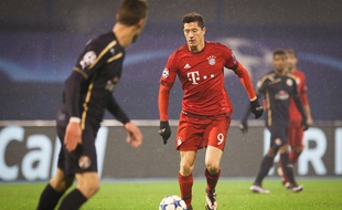 Robert Lewandowski lors du match Bayern Munich - Dinamo Zagreb en Ligue des champions, le 9 décembre 2015.