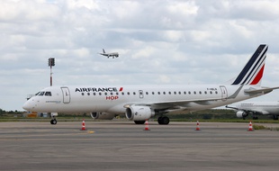 Illustration d'un avion d'Air France à Roissy.