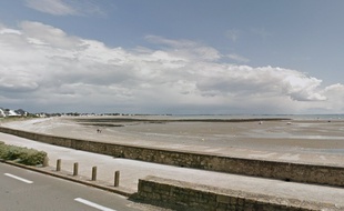 La plage de Saint-Guérin à Damgan.