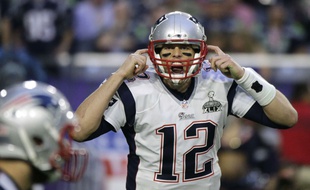Tom Brady lors du Superbowl le 1er février 2015.