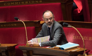 Le Premier ministre français Edouard Philippe lors de la session hebdomadaire de questions au gouvernement à l'Assemblée nationale.