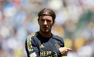 David Beckham aux Los Angeles Galaxy en juillet 2011.