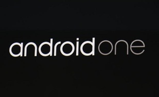 Le logo Android One le 25 juin 2014 à San Francisco, en Californie