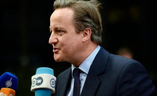 Le Premier ministre britannique David Cameron à Bruxelles le 29 novembre 2015