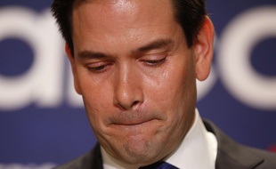 Le républicain Marco Rubio a annoncé qu'il suspendait sa campagne, le 15 mars 2016 après sa défaite en Floride.