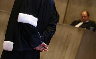 Lille, le 27 janvier 2012. Illustration sur les avocats au Tribunal de Grande Instance de Lille.