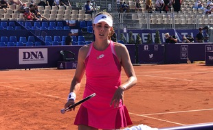 Alizé Cornet a réussi son entrée aux Internationaux de Strasbourg ce lundi.
