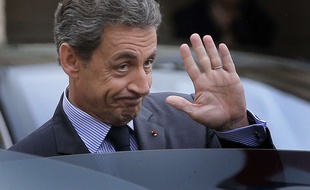 L'ancien président du parti LR Nicolas Sakozy, le 22 janvier 2016 à l'Elysée à Paris.