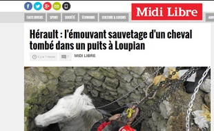 capture d'écran du site du Midi Libre