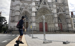 La cathédrale Saint-Pierre de Nantes, le 26 août 2020