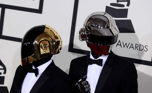 Les Daft Punk à la cérémonie de Grammy Awards, le 26 janvier 2014.