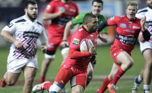 Le Toulonnais Bryan Habana lors du match contre le Stade Français, le 28 décembre 2014.