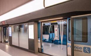 La future rame des lignes 15, 16 et 17 est à découvrir à la Fabrique du Métro à Saint-Ouen.