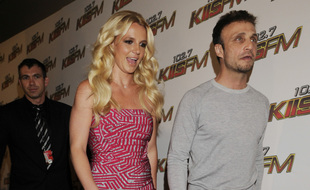 La chanteuse Britney Spears et son manager, Larry Rudolph
