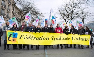 Manifestation de la FSU le 6 avril 2013 à Paris