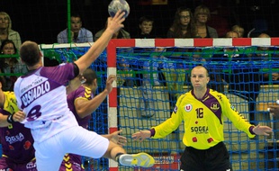 NANTES, le 20/09/2013 , GORAZD SKOF gardien de handball au HBC Nantes