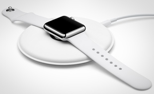 Une station de recharge pour l'Apple Watch.