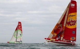 Trois équipages de trimarans Multi 50 engagés dans la Transat en double Jacques Vabre Le Havre (Seine-Maritime) - Puerto Limon (Costa Rica) ont abandonné, a annoncé samedi matin la direction de course.