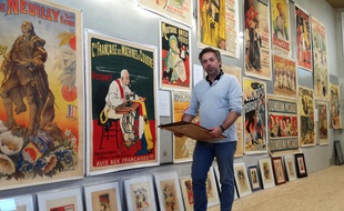 Xavier Thébault, directeur du Mana, le musée de l'affiche de Nantes.