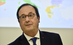 François Hollande à Rennes, le 28 mars 2019.