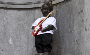 Le Manneken Pis à Bruxelles en 2013